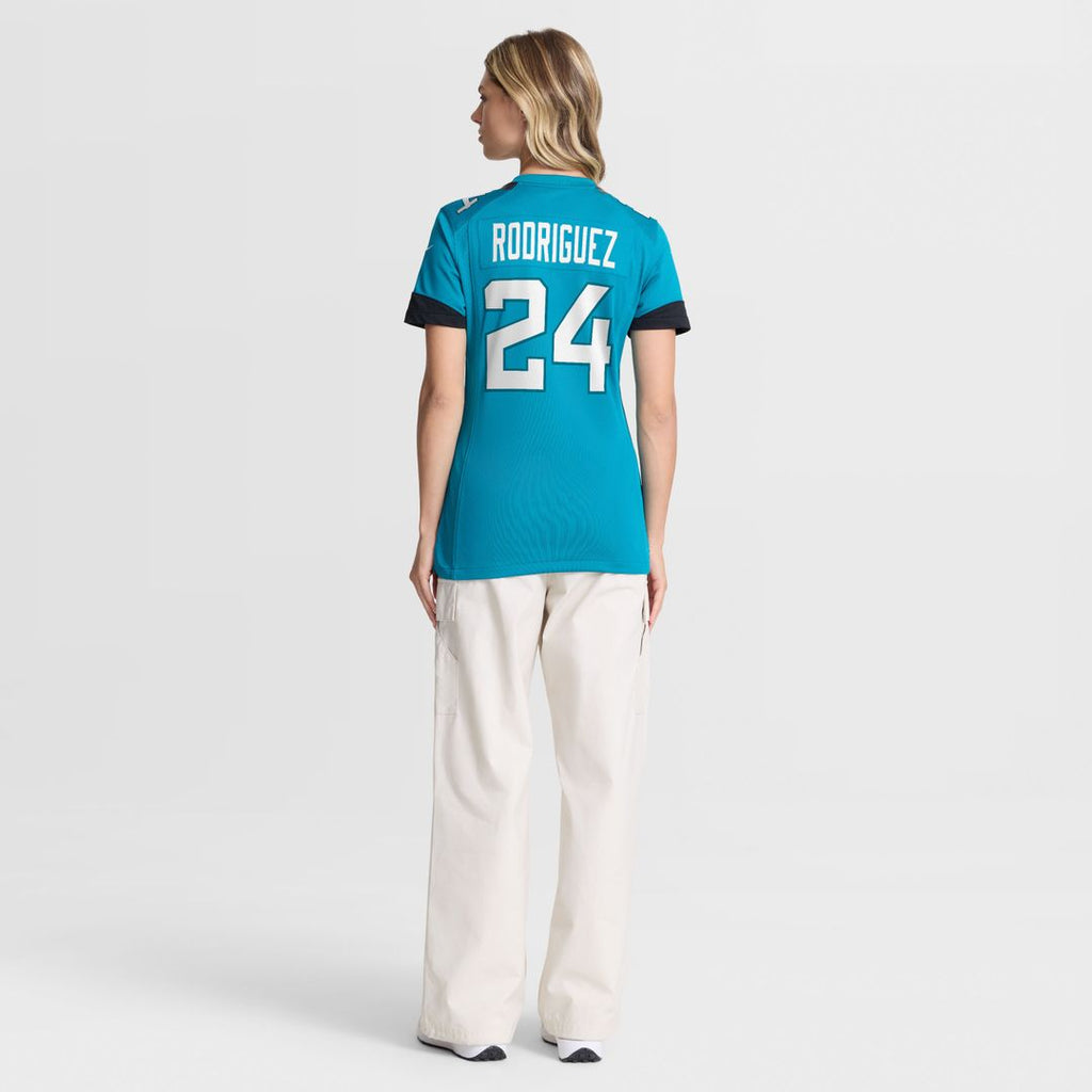 Chris Rodriguez Jacksonville Jaguars Nike Women's Team Game Jersey - Teal Official NFL Team Apparel Football Fan Gear