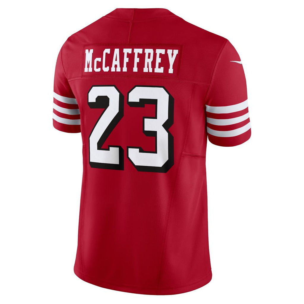 Christian McCaffrey San Francisco 49ers Nike Vapor F.U.S.E. Limited Jersey - Scarlet Official NFL Team Apparel Football Fan Gear
