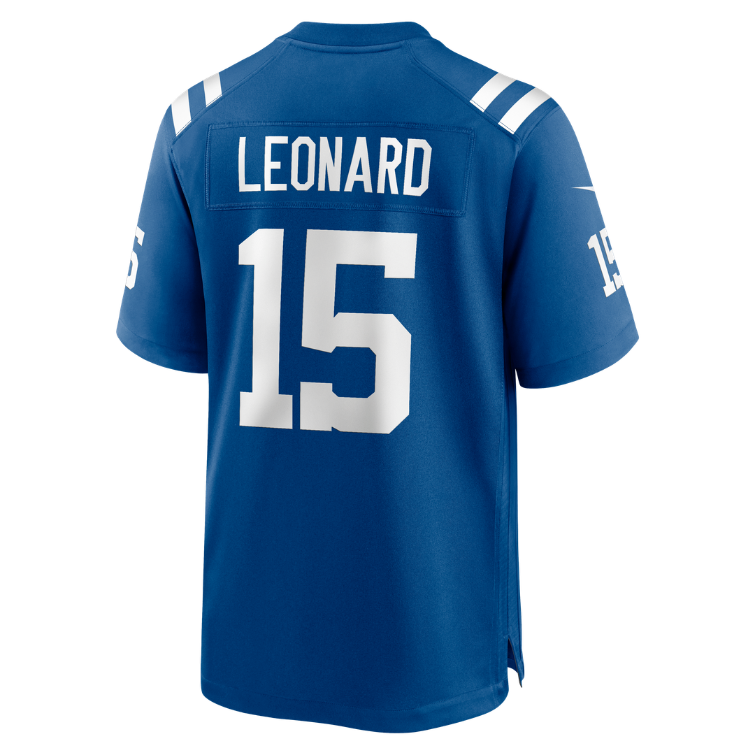 Riley Leonard Indianapolis Colts Nike Team Game Jersey - Royal Official NFL Team Apparel Football Fan Gear