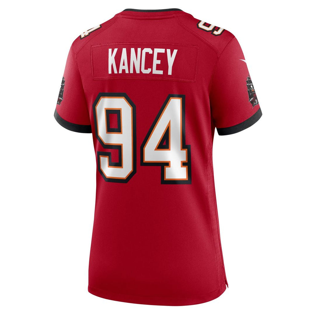 Calijah Kancey Tampa Bay Buccaneers Nike Women's Game Jersey - Red Official NFL Team Apparel Football Fan Gear