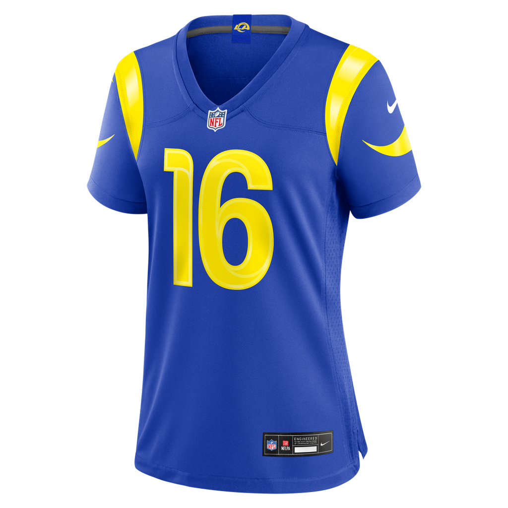 Tru Edwards Los Angeles Rams Nike Women's Team Game Jersey - Royal Official NFL Team Apparel Football Fan Gear