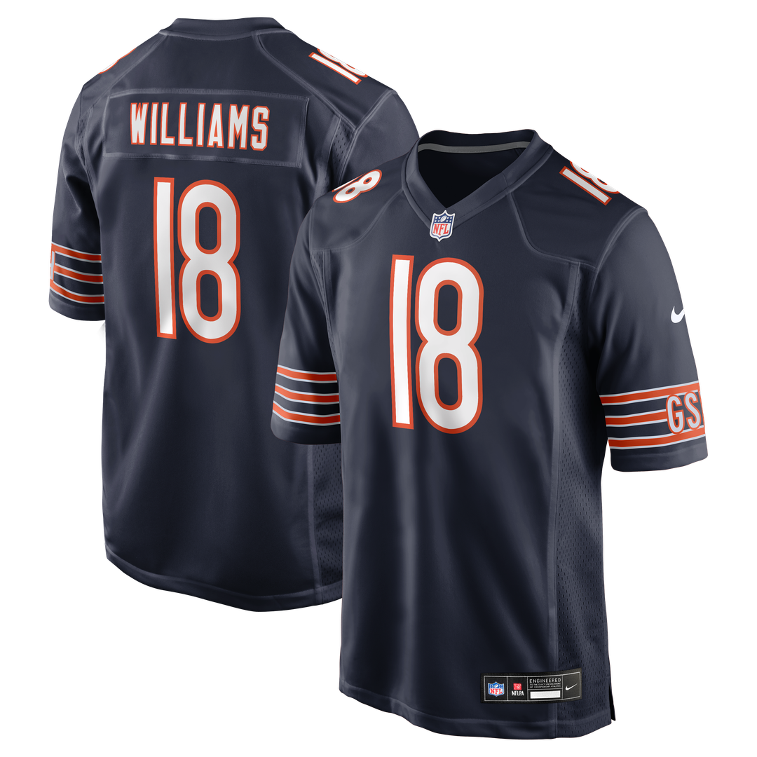 Caleb Williams Chicago Bears Nike Player Game Jersey - Navy Official NFL Team Apparel Football Fan Gear