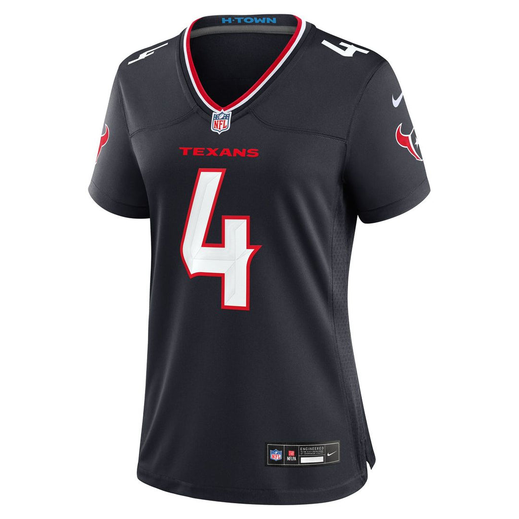 Kamari Lassiter Houston Texans Nike Women's Team Game Jersey - Navy Official NFL Team Apparel Football Fan Gear