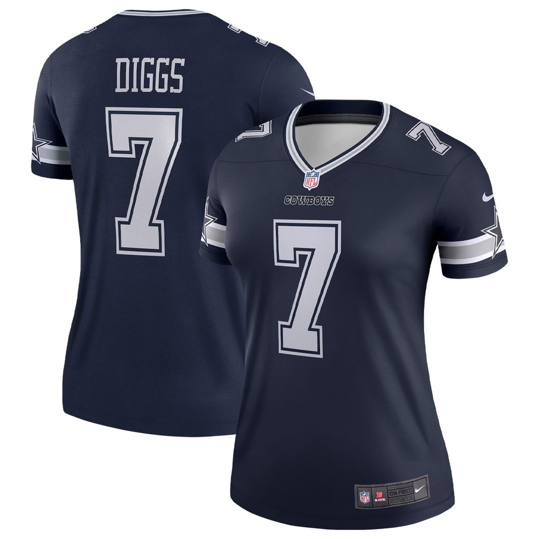Trevon Diggs Dallas Cowboys Nike Women's Legend Player Performance Top - Navy NFL Fan Gear Popular Style