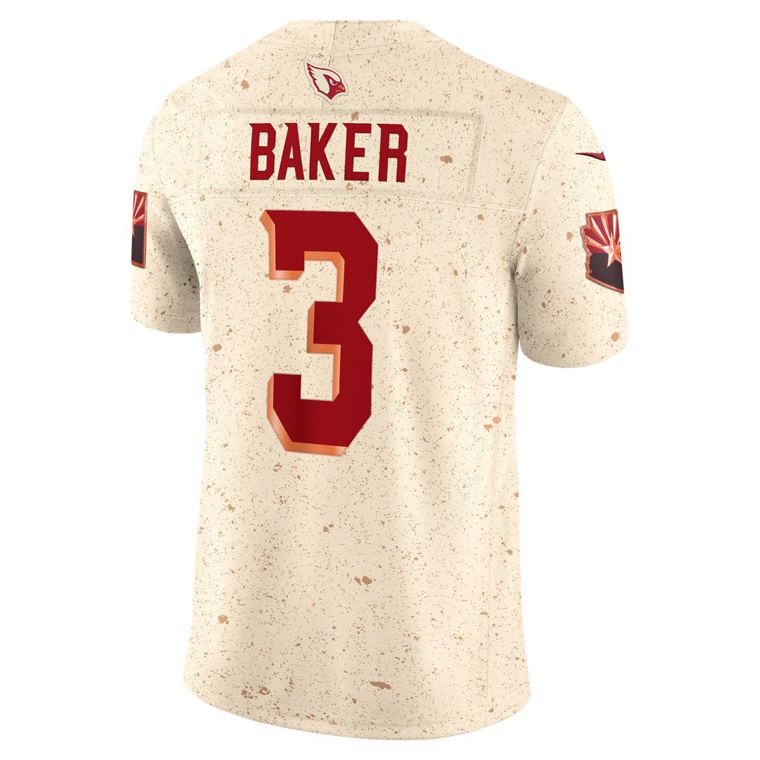 Budda Baker Arizona Cardinals Nike 2025 Rivalries Collection Stitched Limited Jersey - Natural Official NFL Team Apparel Football Fan Gear