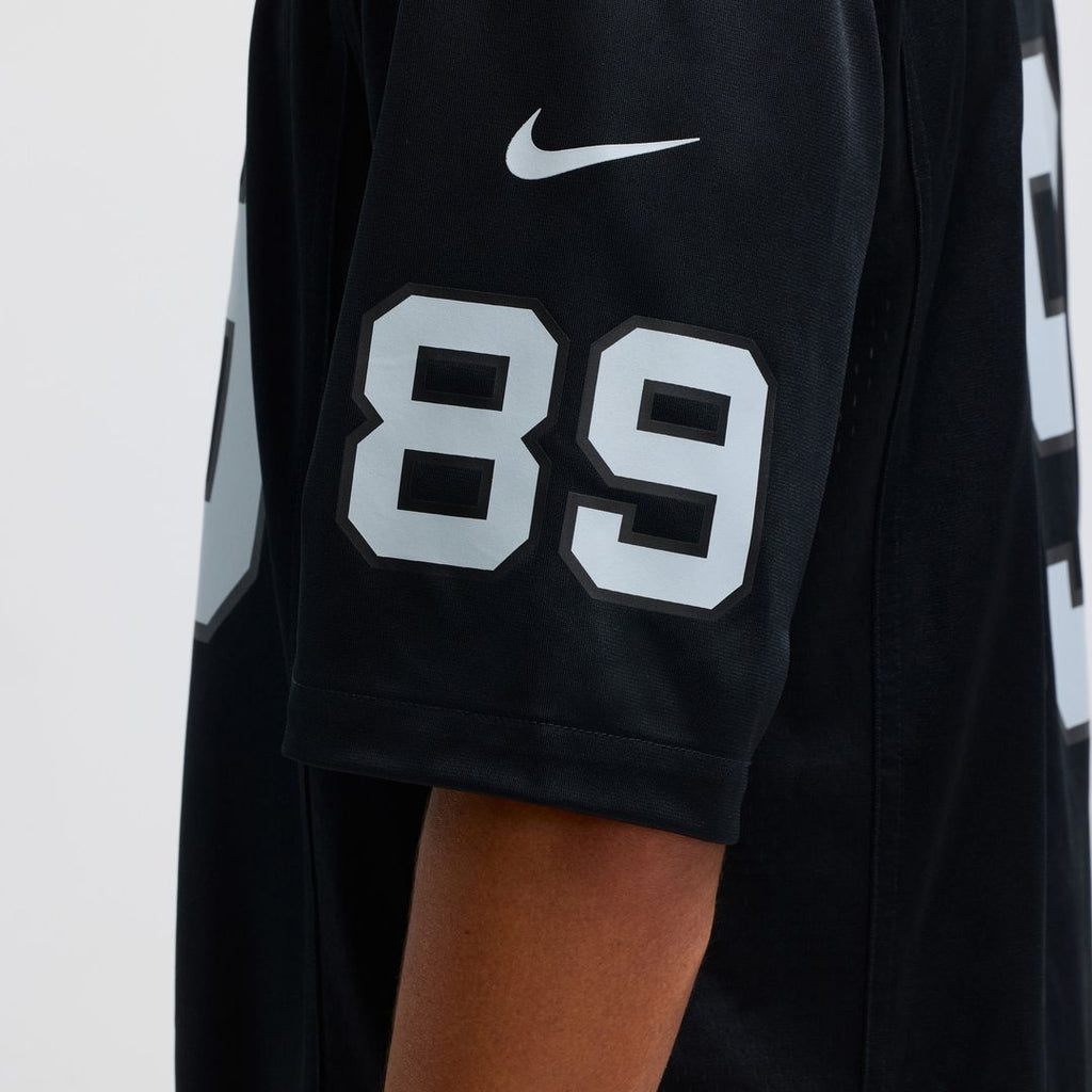 Brock Bowers Las Vegas Raiders Nike Player Game Jersey - Black Official NFL Team Apparel Football Fan Gear