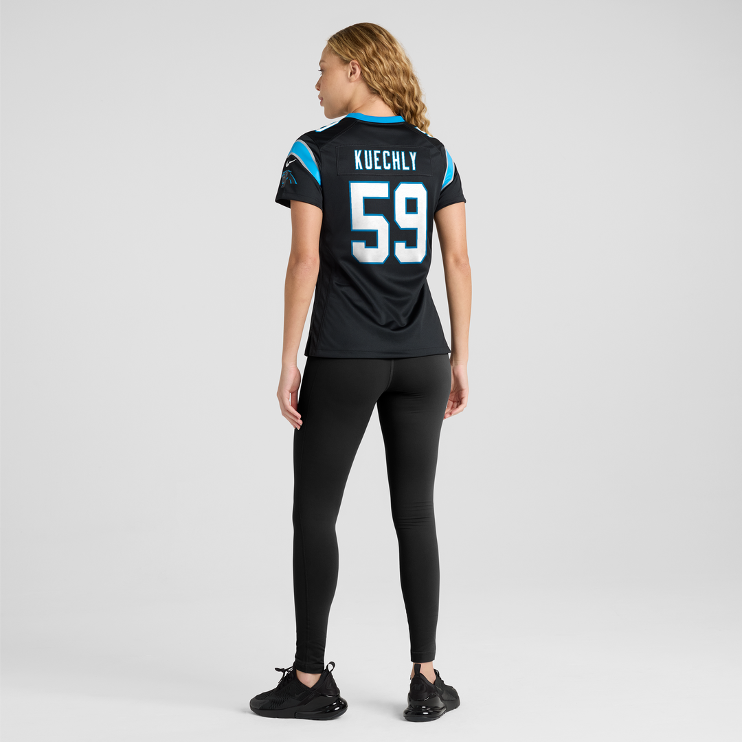 Luke Kuechly Carolina Panthers Nike Women's Team Game Jersey - Black Official NFL Team Apparel Football Fan Gear