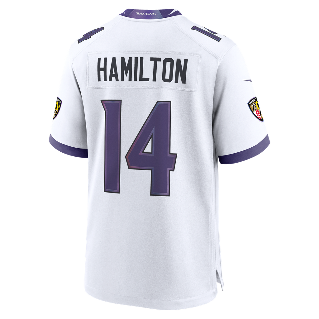 Kyle Hamilton Baltimore Ravens Nike Game Jersey - White Official NFL Team Apparel Football Fan Gear