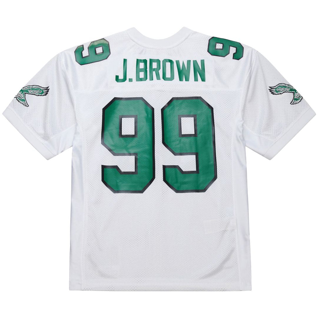 Jerome Brown Philadelphia Eagles Mitchell & Ness 1991 Authentic Throwback Retired Player Jersey - White Official NFL Team Apparel Football Fan Gear