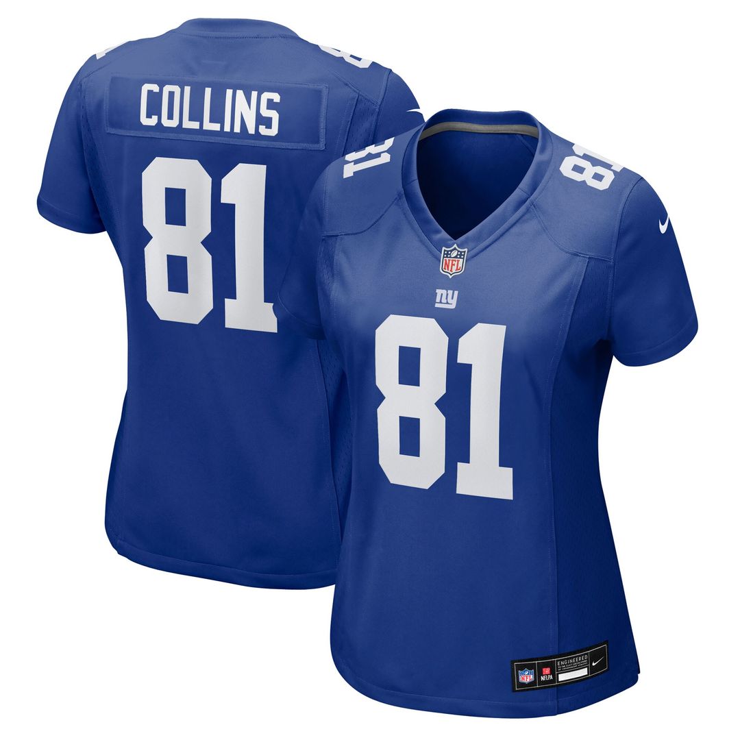 Beaux Collins New York Giants Nike Women's Team Game Jersey - Royal Official NFL Team Apparel Football Fan Gear