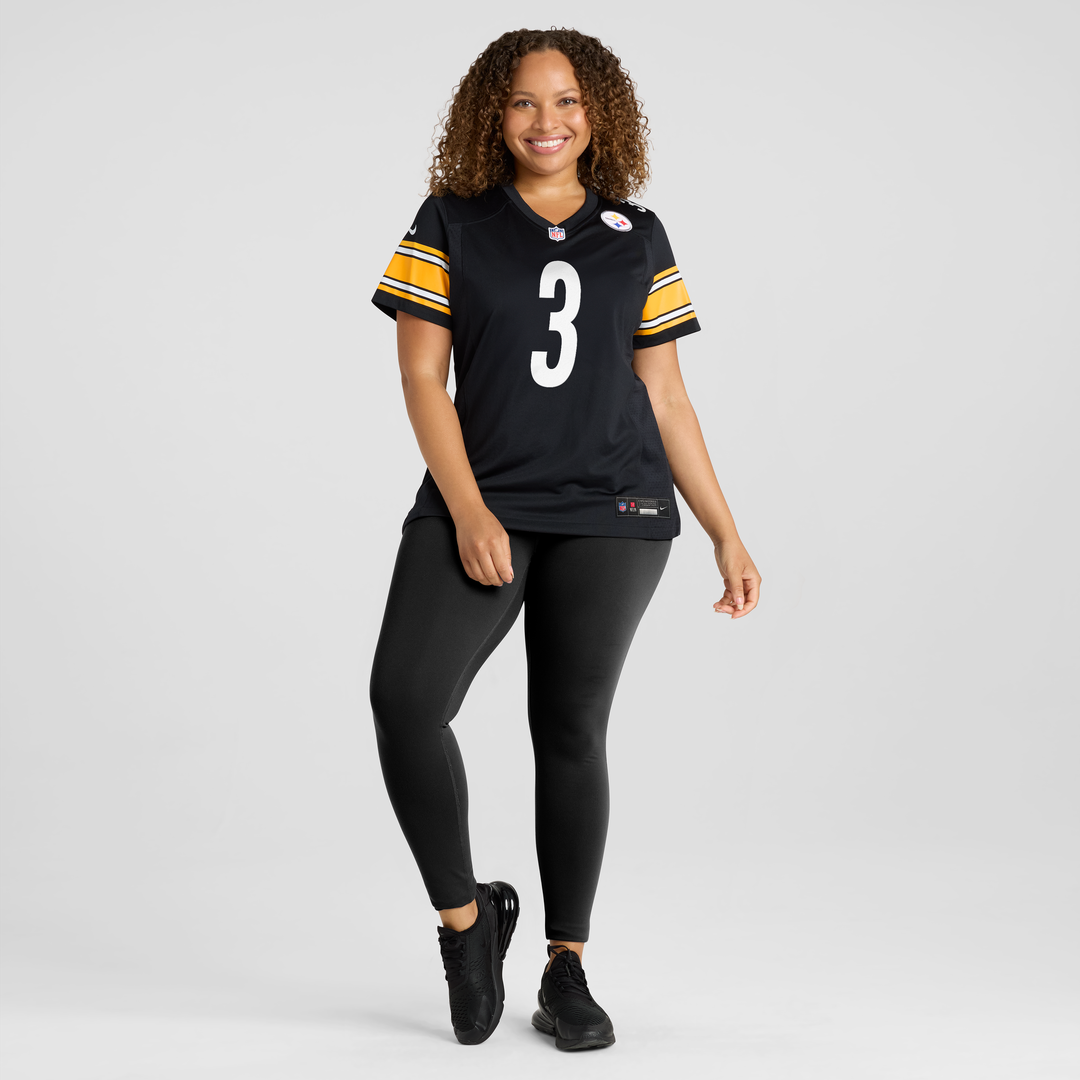 Jaquan Brisker Pittsburgh Steelers Nike Women's Team Game Jersey - Black Official NFL Team Apparel Football Fan Gear