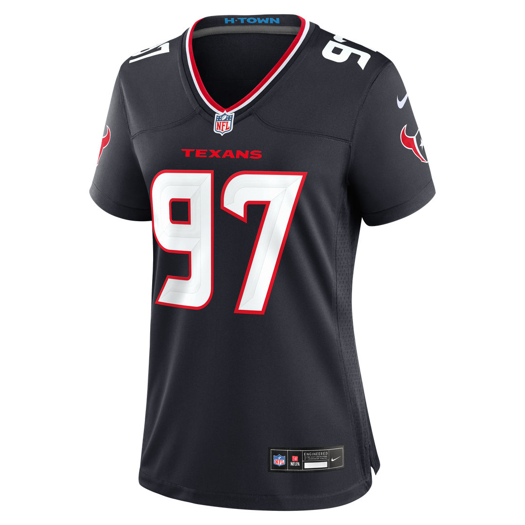 Dominique Robinson Houston Texans Nike Women's Team Game Jersey - Navy Official NFL Team Apparel Football Fan Gear