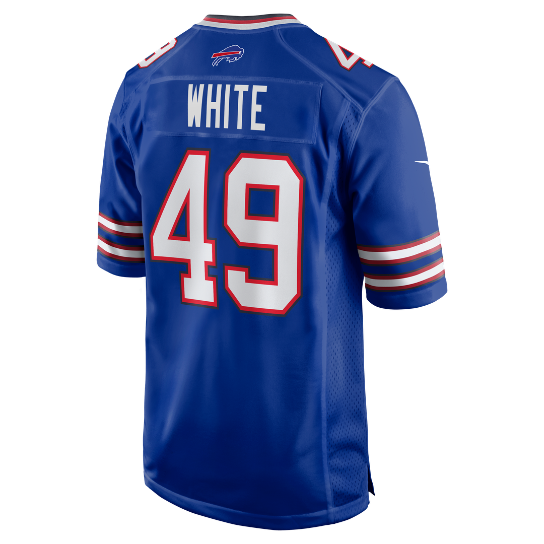 DaShaun White Buffalo Bills Nike Team Game Jersey - Royal Official NFL Team Apparel Football Fan Gear