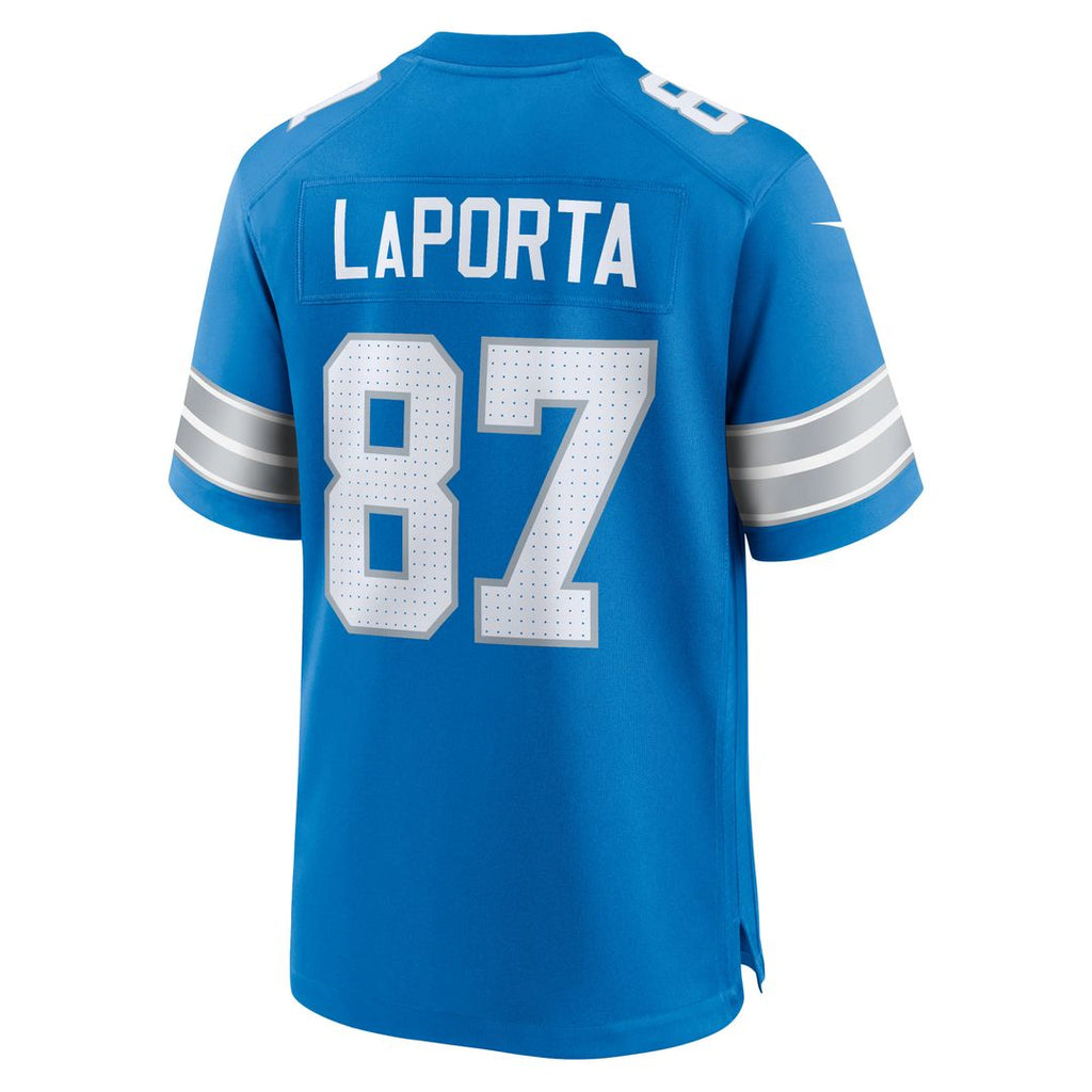 Sam LaPorta Detroit Lions Nike 2nd Alternate Game Jersey - Black Official NFL Team Apparel Football Fan Gear