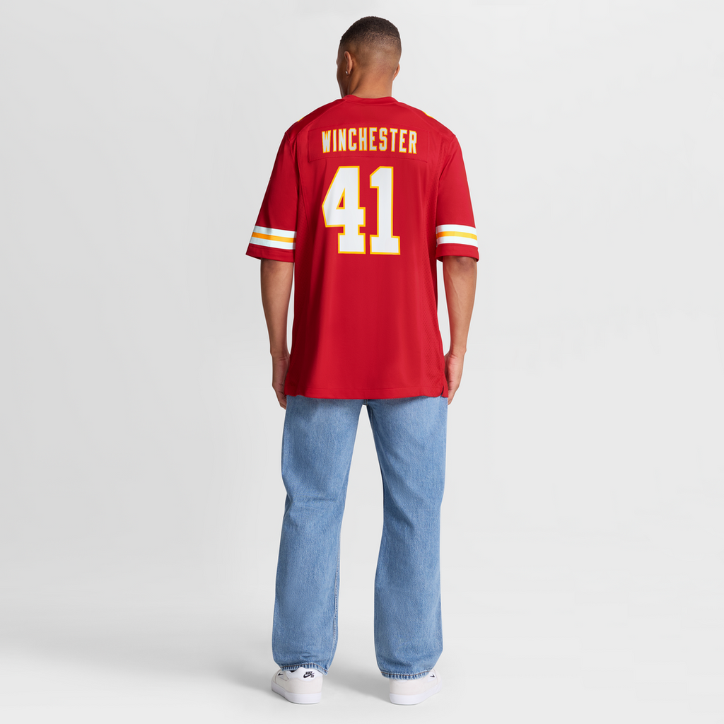 James Winchester Kansas City Chiefs Nike Game Jersey - Red Official NFL Team Apparel Football Fan Gear