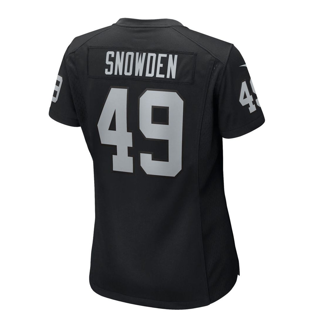 Charles Snowden Las Vegas Raiders Nike Women's Team Game Jersey - Black Official NFL Team Apparel Football Fan Gear