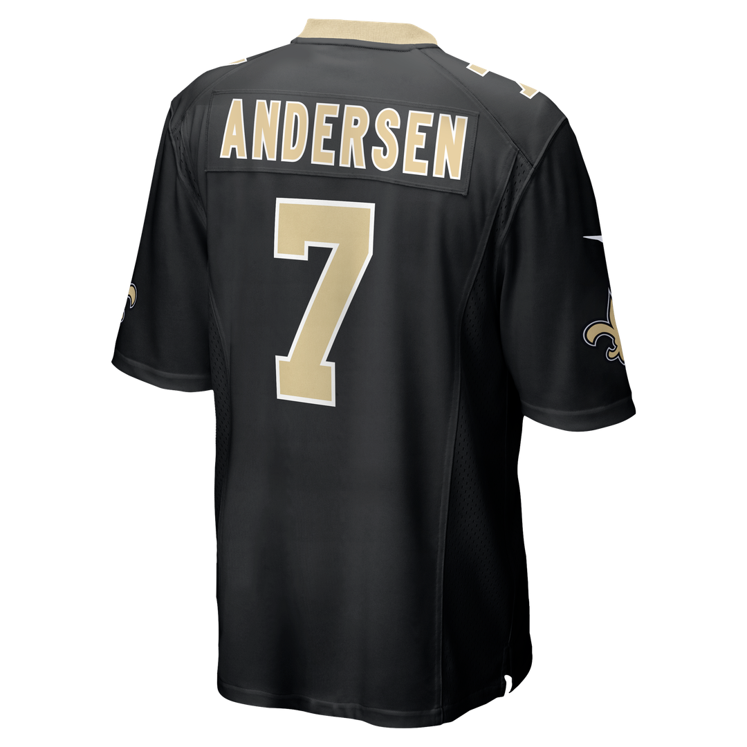 Morten Andersen New Orleans Saints Nike Game Retired Player Jersey - Black Official NFL Team Apparel Football Fan Gear