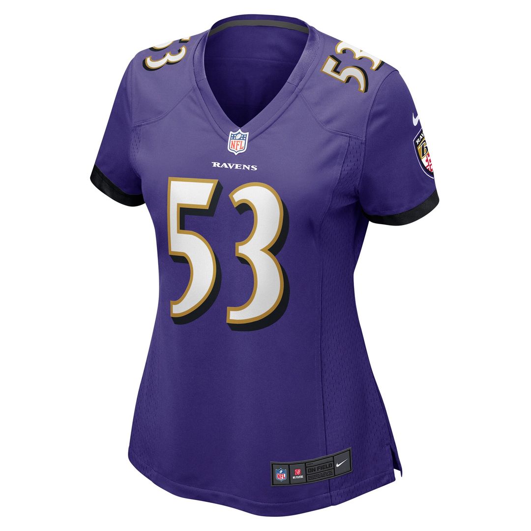 Kyle Van Noy Baltimore Ravens Nike Women's Game Jersey - Purple Official NFL Team Apparel Football Fan Gear