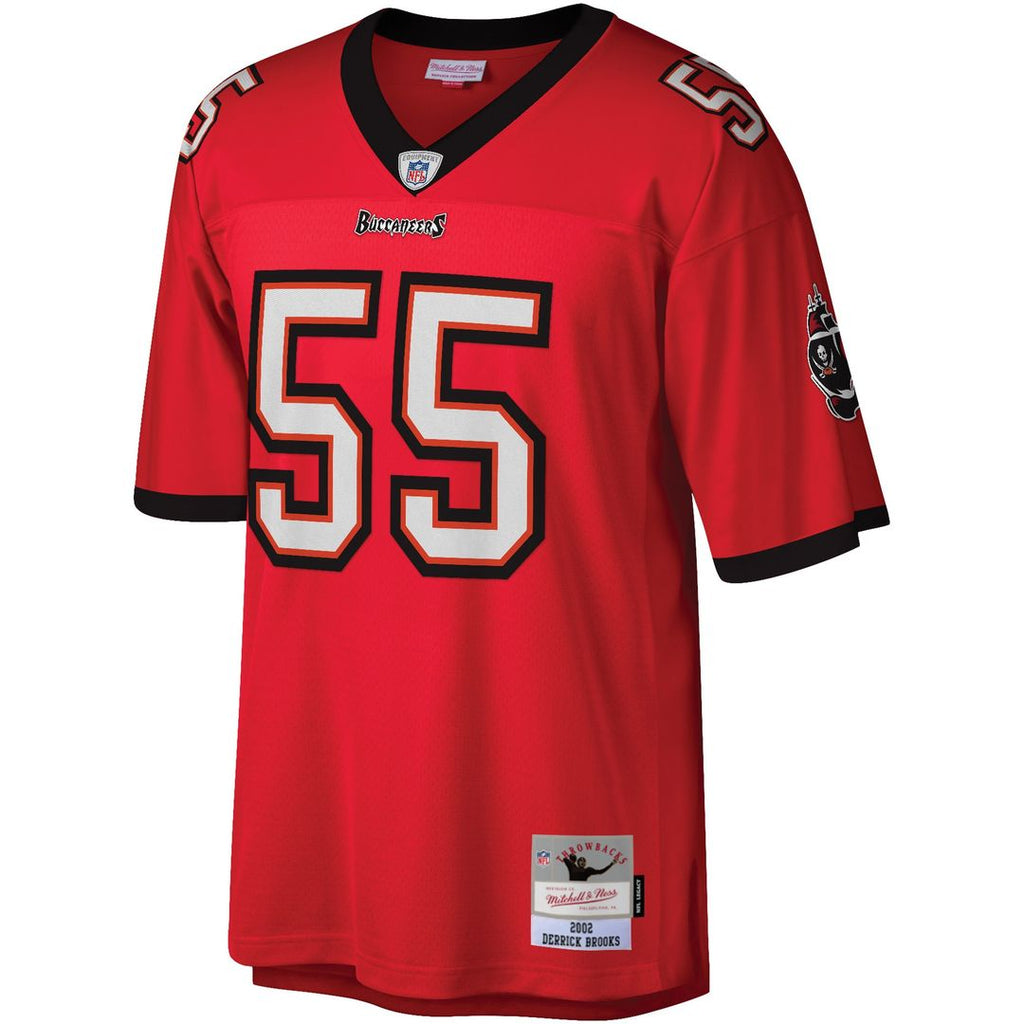Derrick Brooks Tampa Bay Buccaneers Mitchell & Ness Legacy Replica Jersey - Orange Official NFL Team Apparel Football Fan Gear