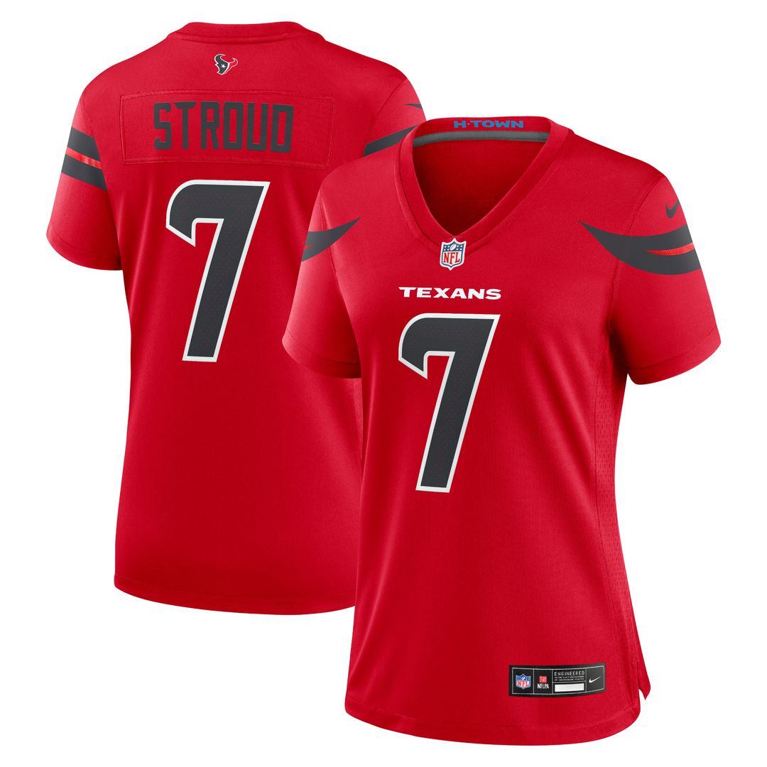 C.J. Stroud Houston Texans Nike Women's Game Jersey - White Official NFL Team Apparel Football Fan Gear