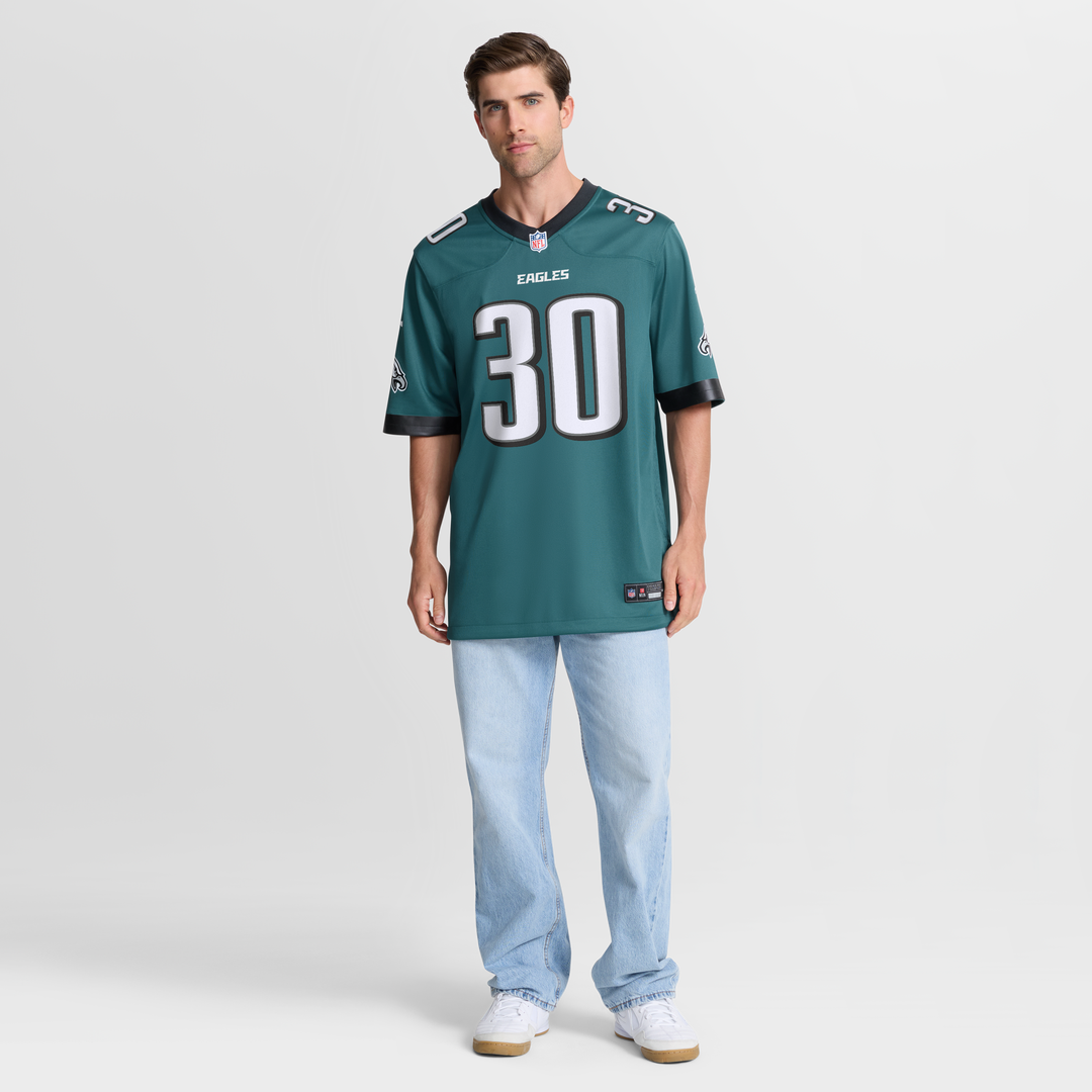 Jihaad Campbell Philadelphia Eagles Nike Game Player Jersey - Green Official NFL Team Apparel Football Fan Gear