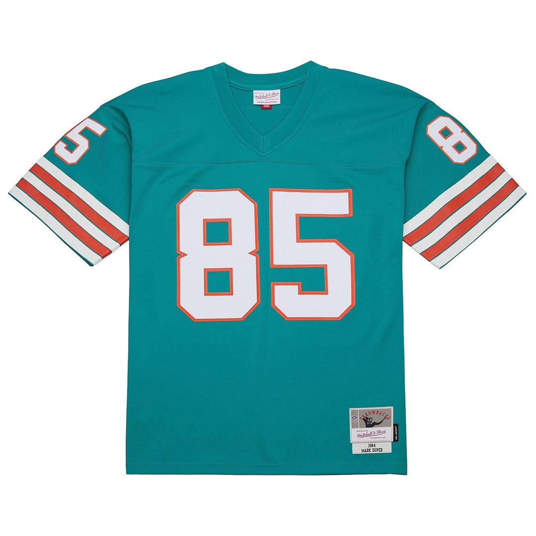 Mark Duper Miami Dolphins Mitchell & Ness Legacy Replica Jersey - Aqua Official NFL Team Apparel Football Fan Gear