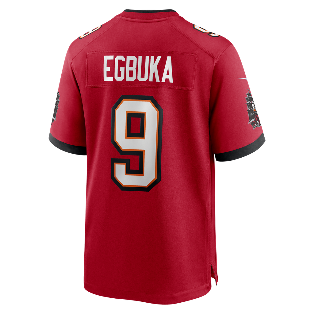 Emeka Egbuka Tampa Bay Buccaneers Nike Team Game Jersey - Red Official NFL Team Apparel Football Fan Gear