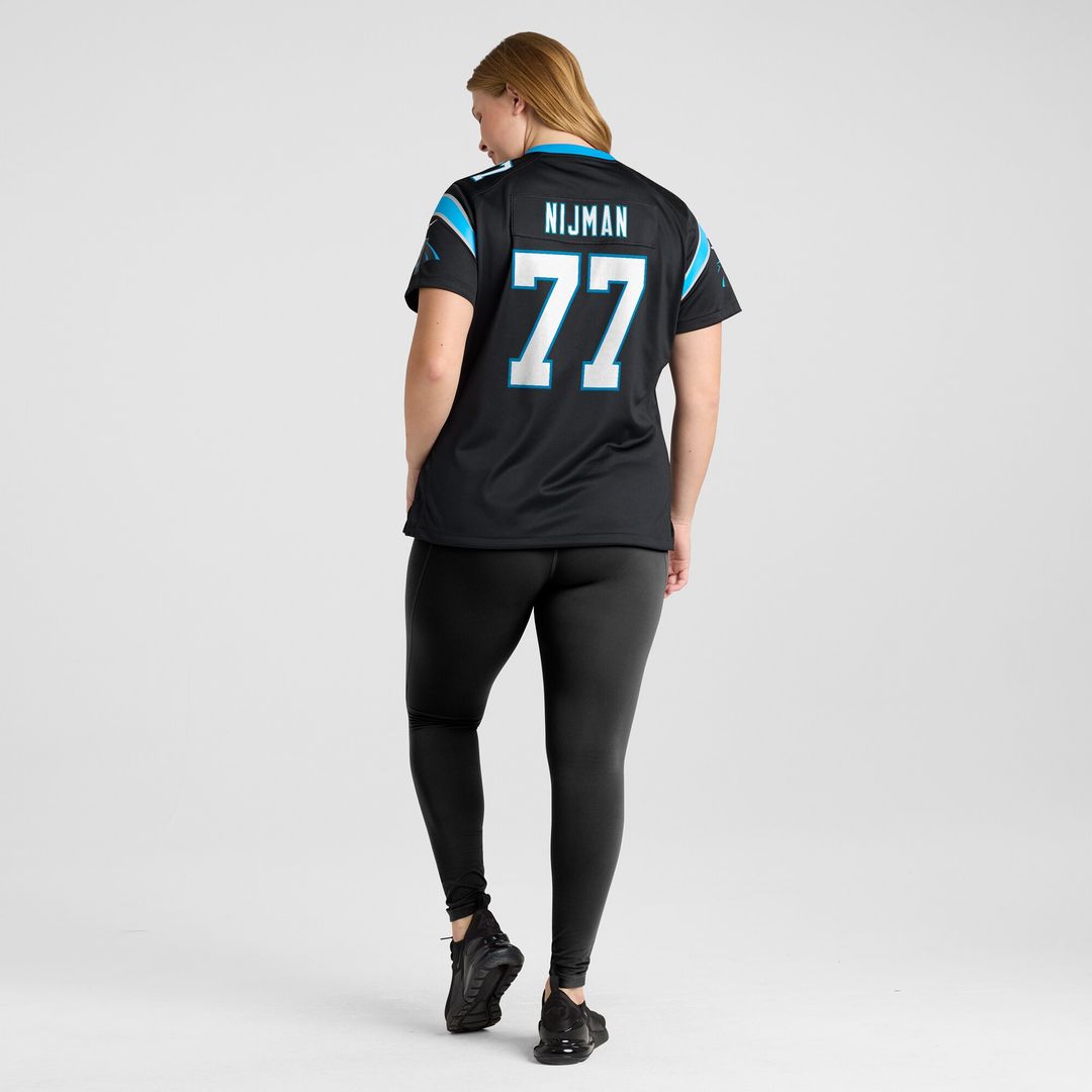 Yosh Nijman Carolina Panthers Nike Women's Game Jersey - Black Official NFL Team Apparel Football Fan Gear