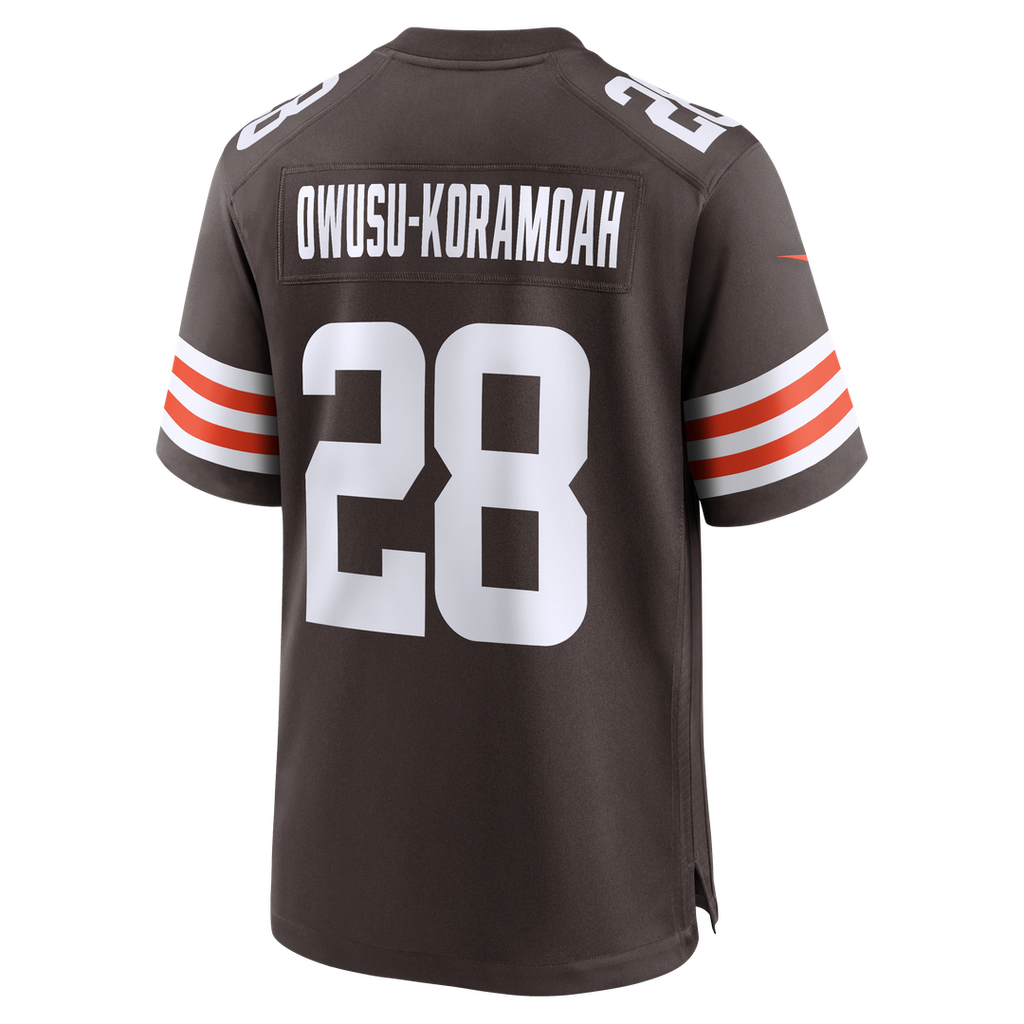 Jeremiah Owusu-Koramoah Cleveland Browns Nike Game Player Jersey - Brown Official NFL Team Apparel Football Fan Gear
