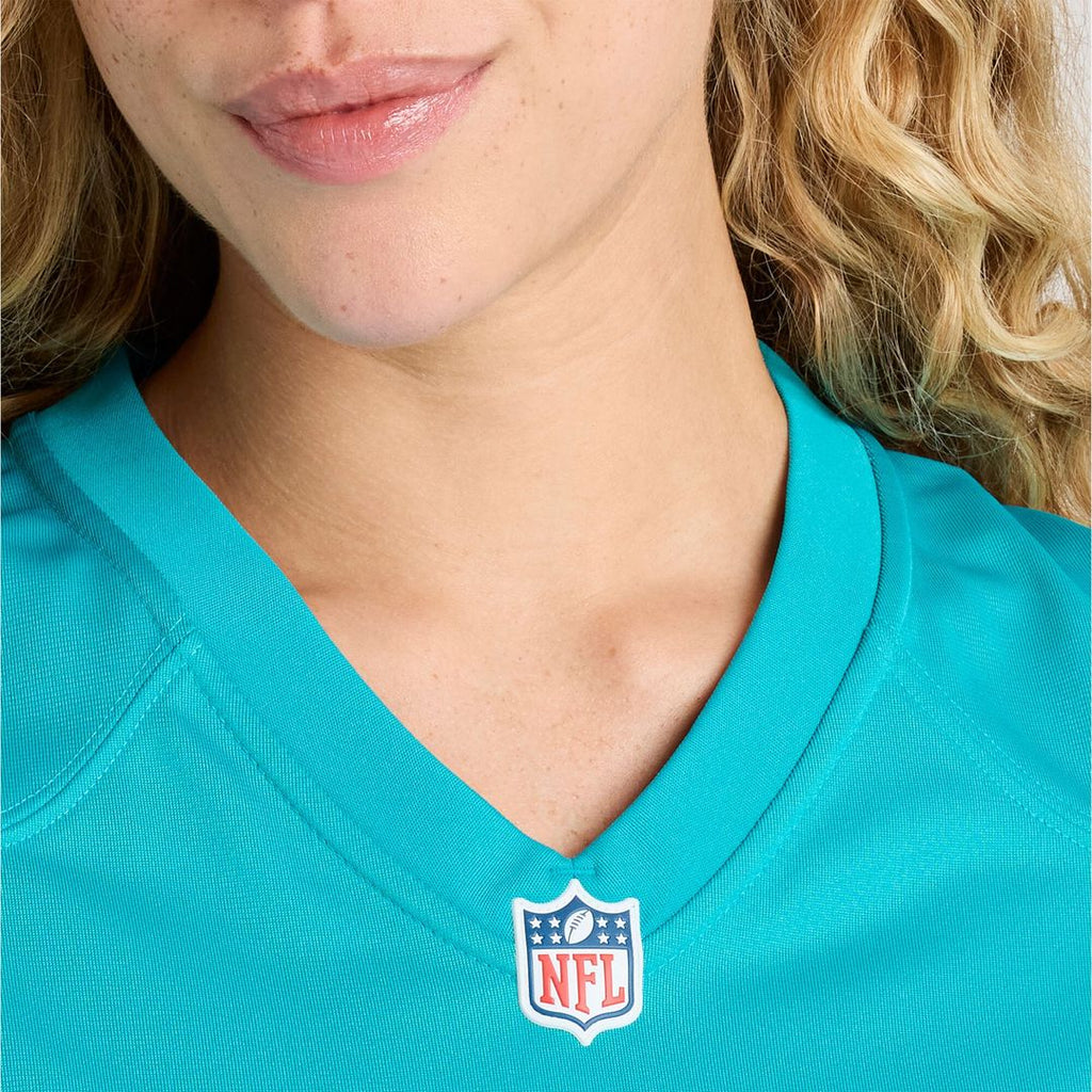 Darren Waller Miami Dolphins Nike Women's Team Game Jersey - Aqua Official NFL Team Apparel Football Fan Gear
