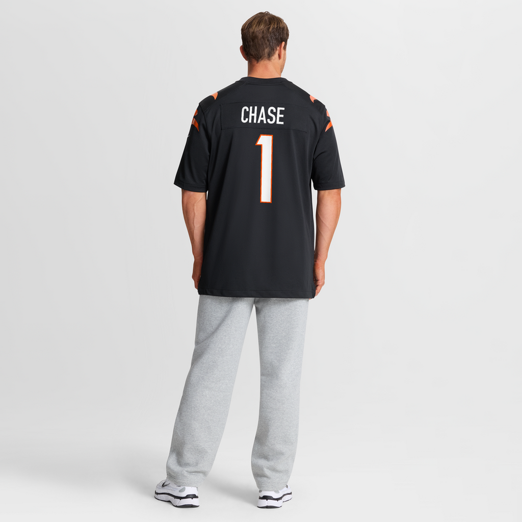 Ja'Marr Chase Cincinnati Bengals Nike Game Jersey - Black Official NFL Team Apparel Football Fan Gear