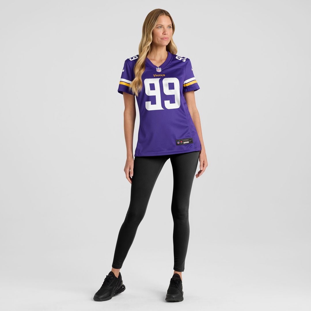 Elijah Williams Minnesota Vikings Nike Women's Team Game Jersey - Purple Official NFL Team Apparel Football Fan Gear