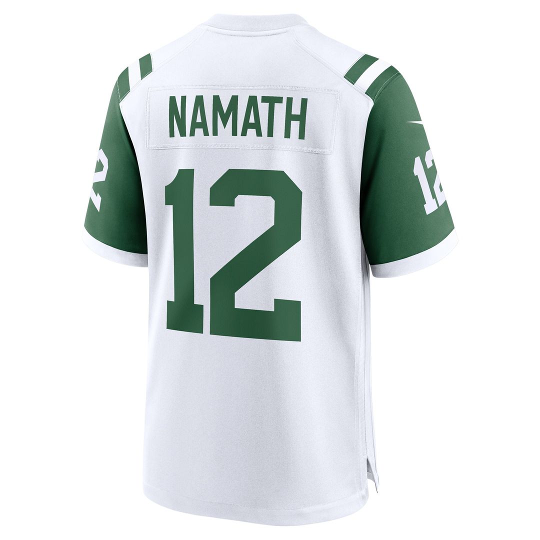Joe Namath New York Jets Nike Alternate Retired Player Game Jersey - Legacy Black Official NFL Team Apparel Football Fan Gear