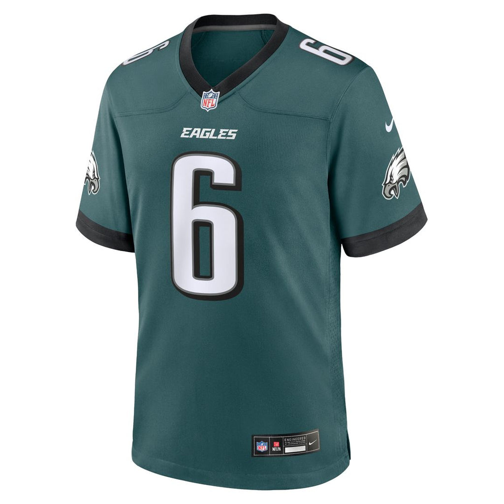 DeVonta Smith Philadelphia Eagles Nike Team Game Jersey - Midnight Green Official NFL Team Apparel Football Fan Gear