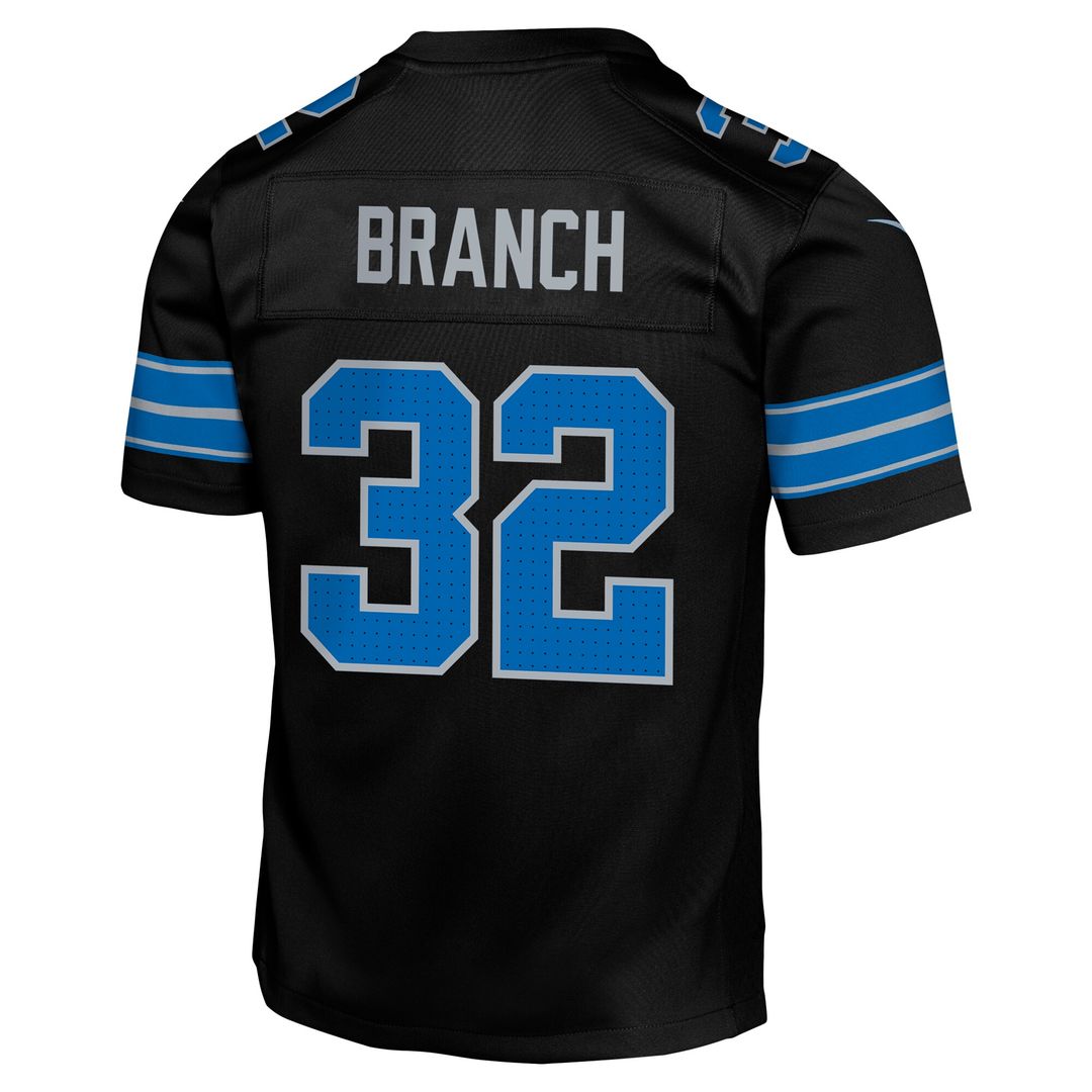 Brian Branch Detroit Lions Nike Youth Game Jersey - Blue Official NFL Team Apparel Football Fan Gear