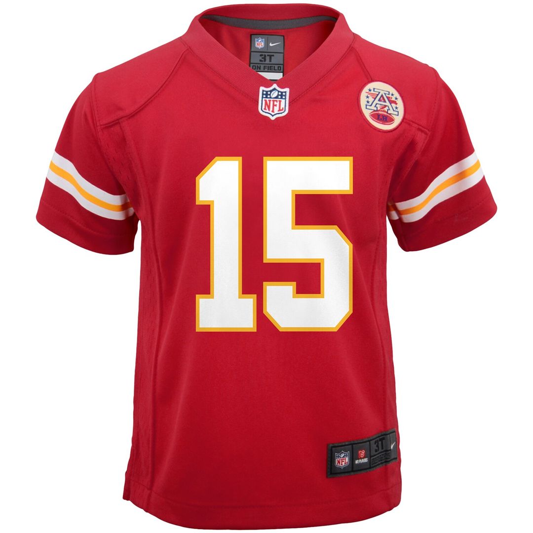 Patrick Mahomes Kansas City Chiefs Nike Preschool Game Jersey - Red Official NFL Team Apparel Football Fan Gear