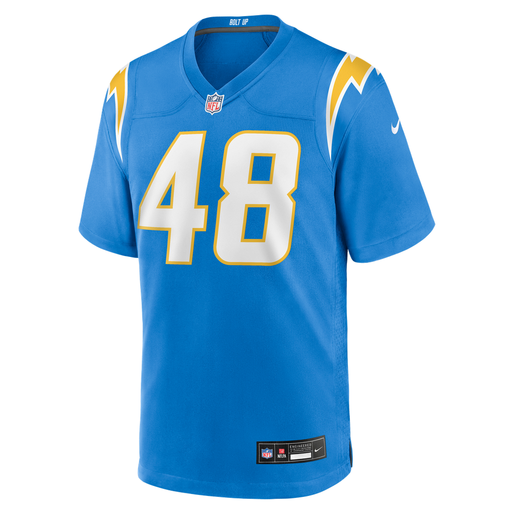 Bud Dupree Los Angeles Chargers Nike Team Game Jersey - Powder Blue Official NFL Team Apparel Football Fan Gear