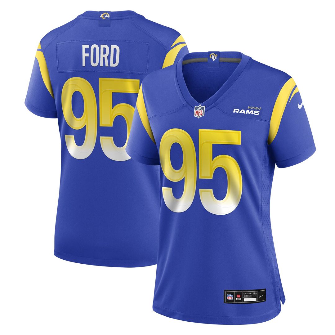 Poona Ford Los Angeles Rams Nike Women's Team Game Jersey - Royal Official NFL Team Apparel Football Fan Gear