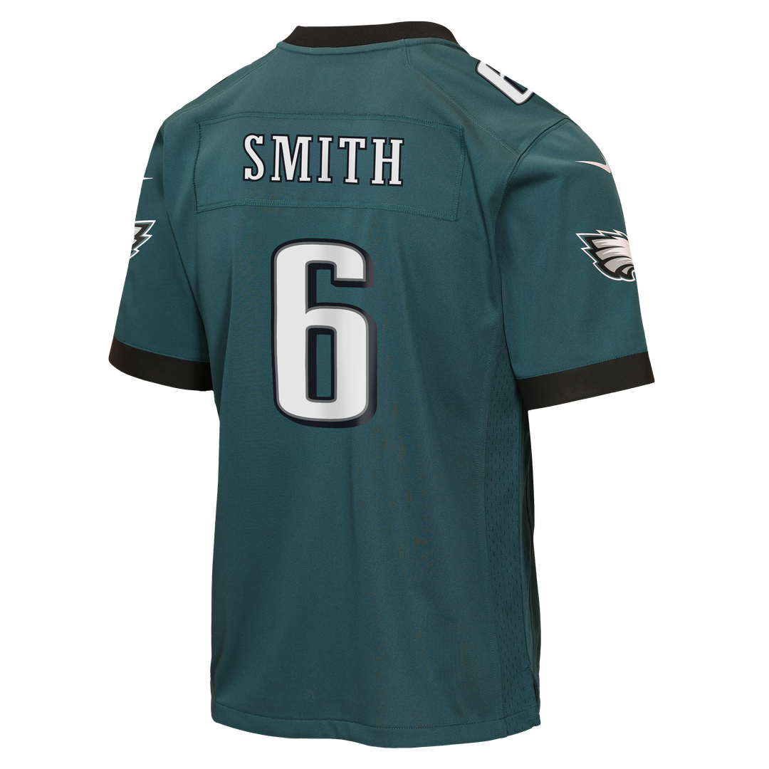 DeVonta Smith Philadelphia Eagles Nike Youth Game Jersey - Kelly Green Official NFL Team Apparel Football Fan Gear