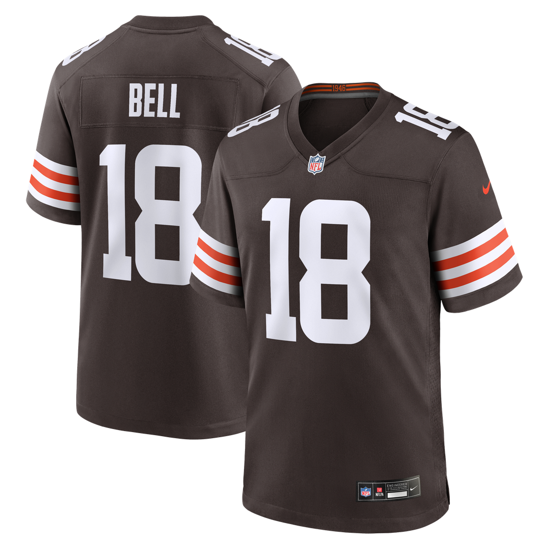 David Bell Cleveland Browns Nike Game Jersey - Brown Official NFL Team Apparel Football Fan Gear