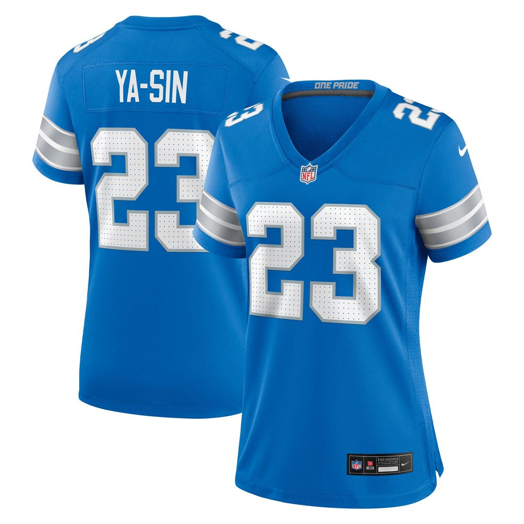 Rock Ya-Sin Detroit Lions Nike Women's Team Game Jersey - Blue Official NFL Team Apparel Football Fan Gear