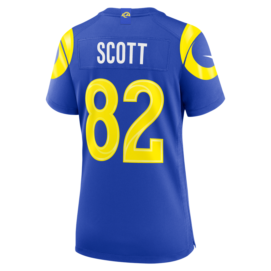 Tyler Scott Los Angeles Rams Nike Women's Team Game Jersey - Royal Official NFL Team Apparel Football Fan Gear