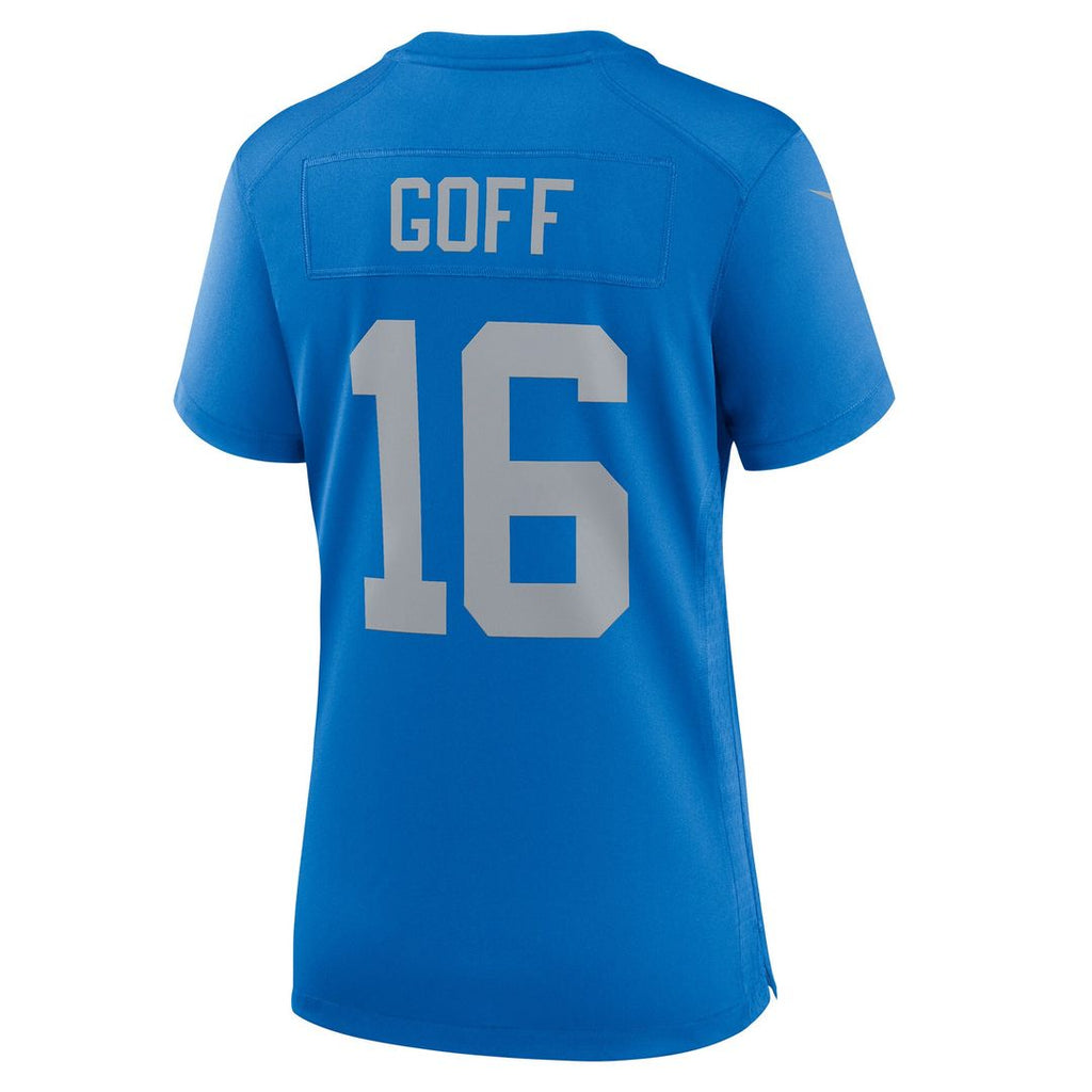 Jared Goff Detroit Lions Nike Women's Alternate Game Jersey - Blue Official NFL Team Apparel Football Fan Gear