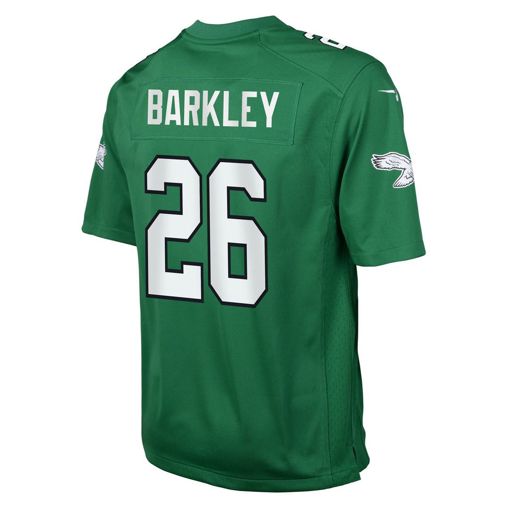 Saquon Barkley Philadelphia Eagles Nike Youth Game Jersey - Kelly Green Official NFL Team Apparel Football Fan Gear