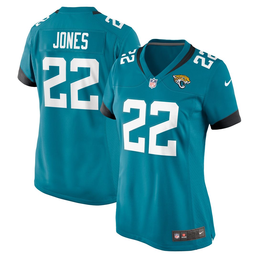 Jarrian Jones Jacksonville Jaguars Nike Women's Game Jersey - Teal Official NFL Team Apparel Football Fan Gear