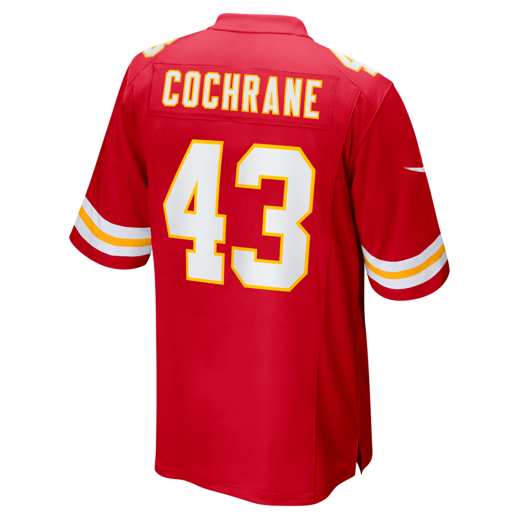 Jack Cochrane Kansas City Chiefs Nike Game Player Jersey - Red Official NFL Team Apparel Football Fan Gear