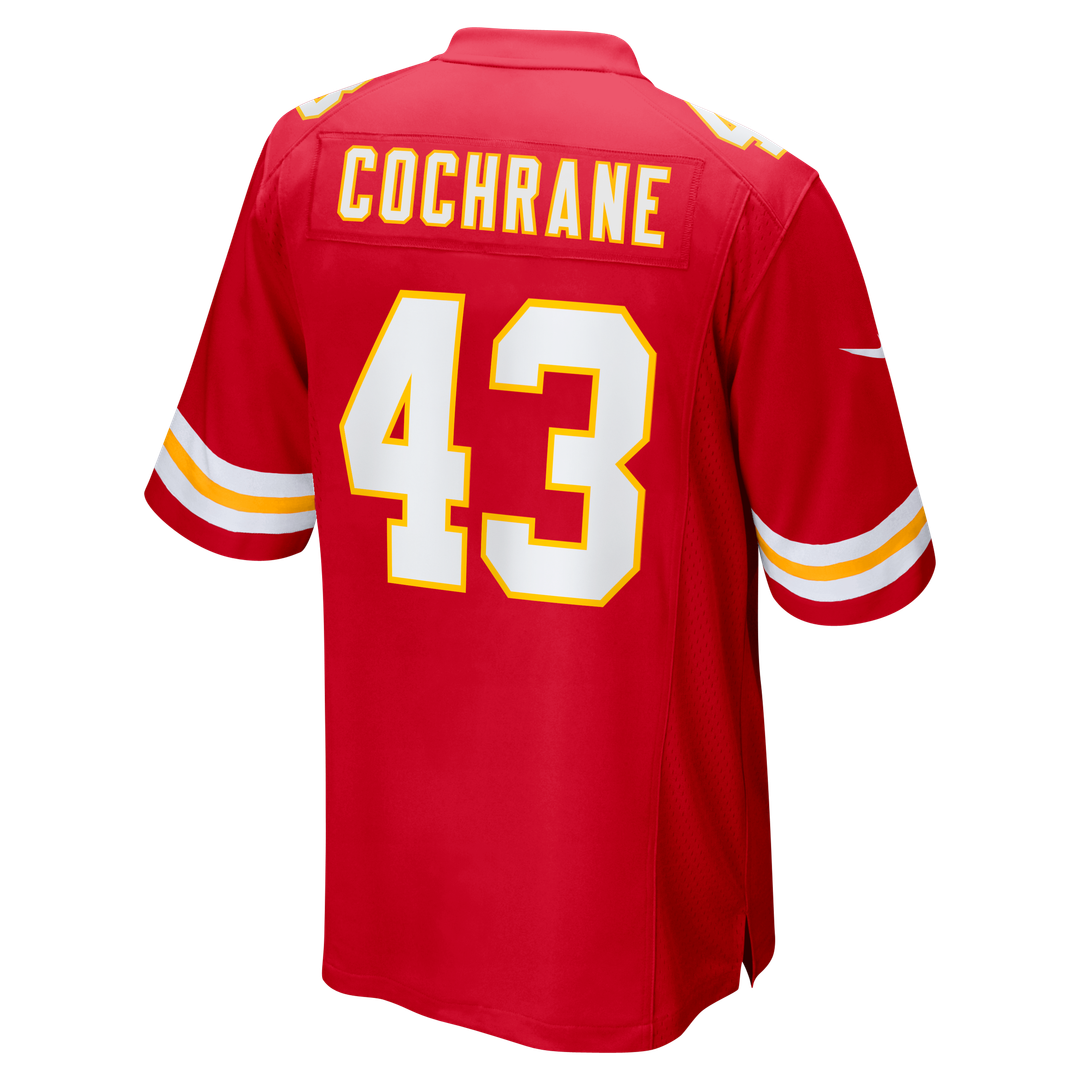 Jack Cochrane Kansas City Chiefs Nike Game Player Jersey - Red Official NFL Team Apparel Football Fan Gear