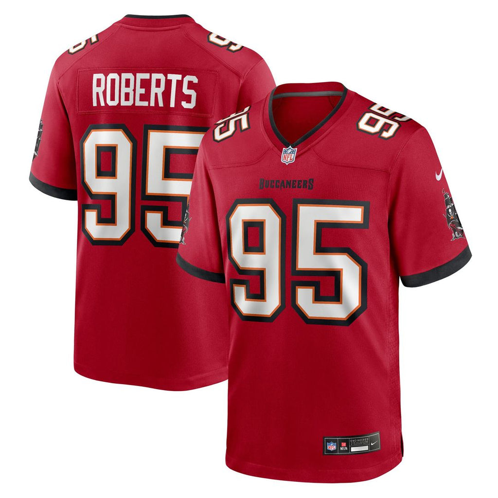 Elijah Roberts Tampa Bay Buccaneers Nike Team Game Jersey - Red Official NFL Team Apparel Football Fan Gear