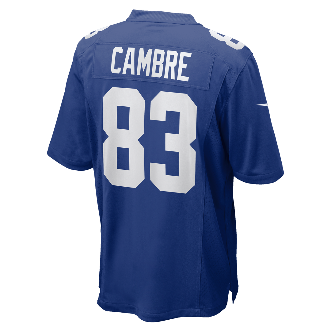 Dalen Cambre New York Giants Nike Team Game Jersey - Royal Official NFL Team Apparel Football Fan Gear