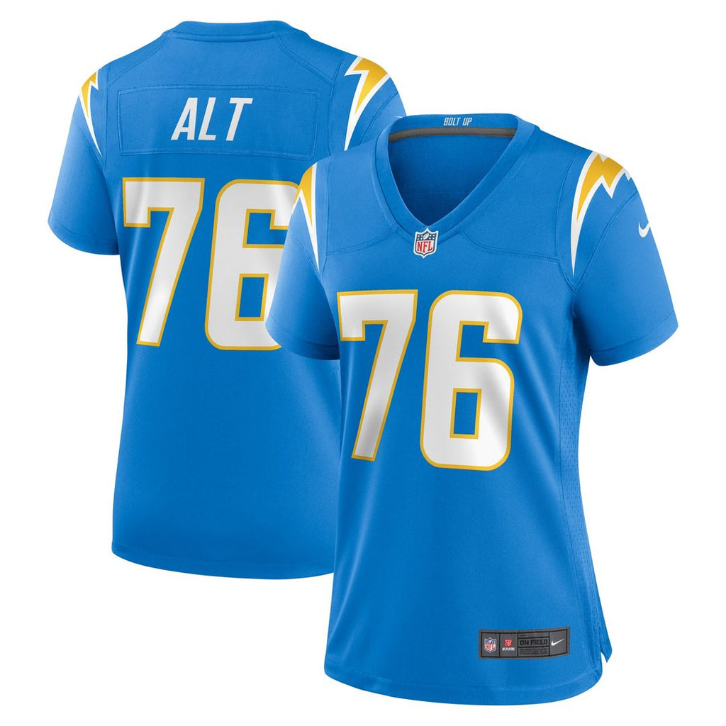 Joe Alt Los Angeles Chargers Nike Women's 2024 NFL Draft First Round Pick Player Game Jersey - Powder Blue Official NFL Team Apparel Football Fan Gear